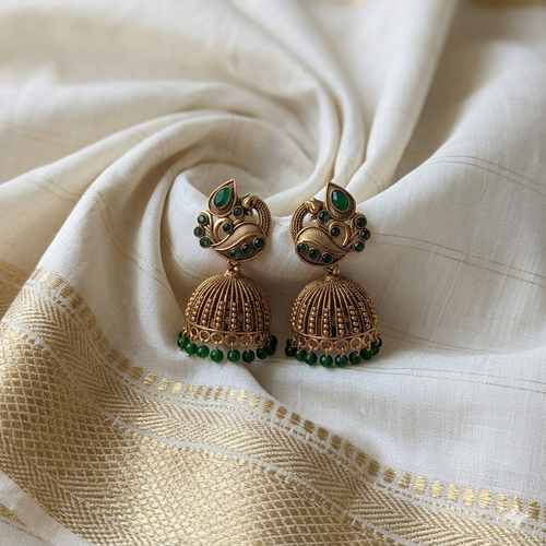 BANI GREEN JHUMKA