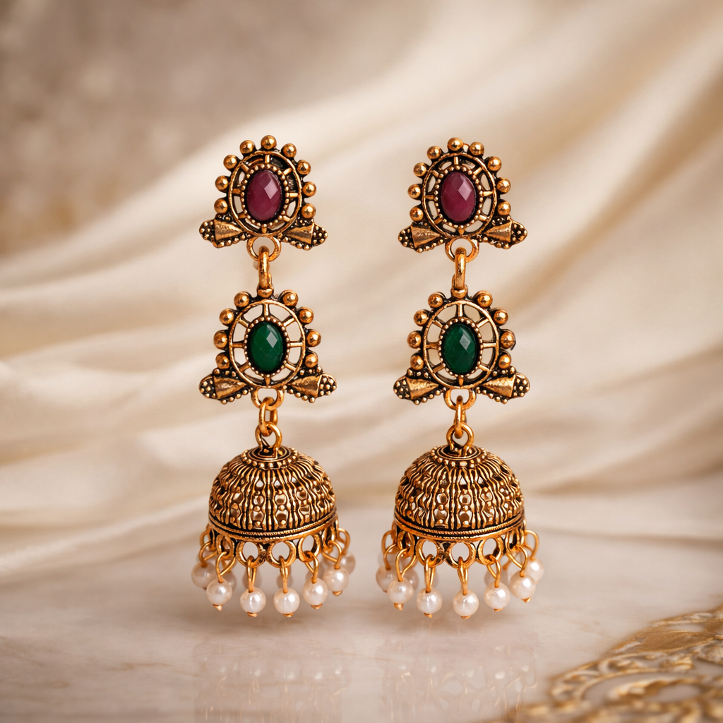 KRISHNA RADHA JHUMKA