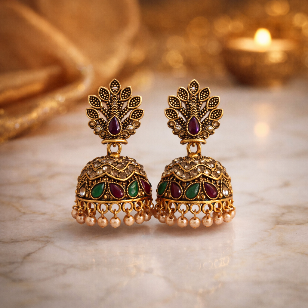 SWARNAMAYURA JHUMKA
