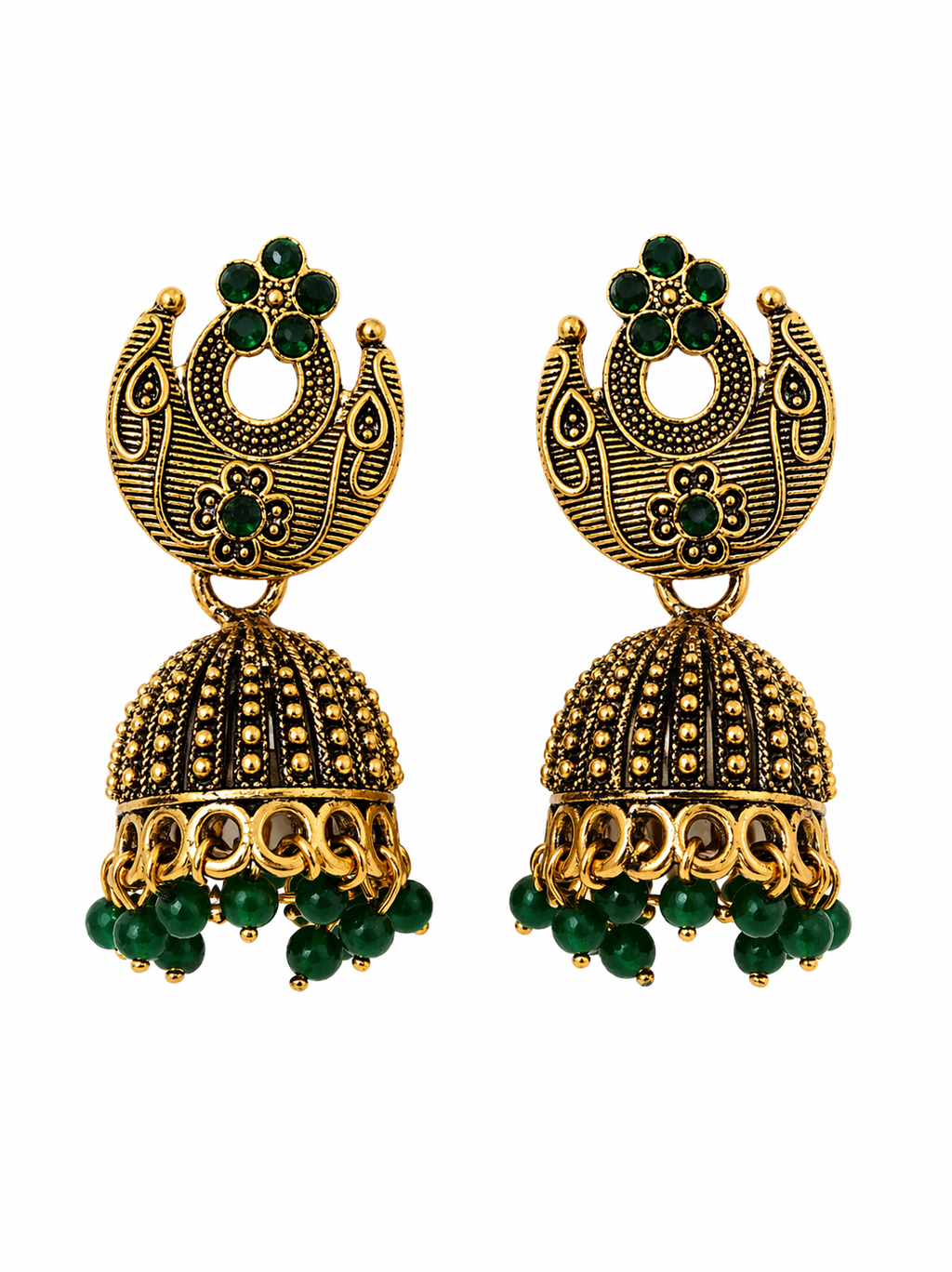 CHANDINI GREEN JHUMKA