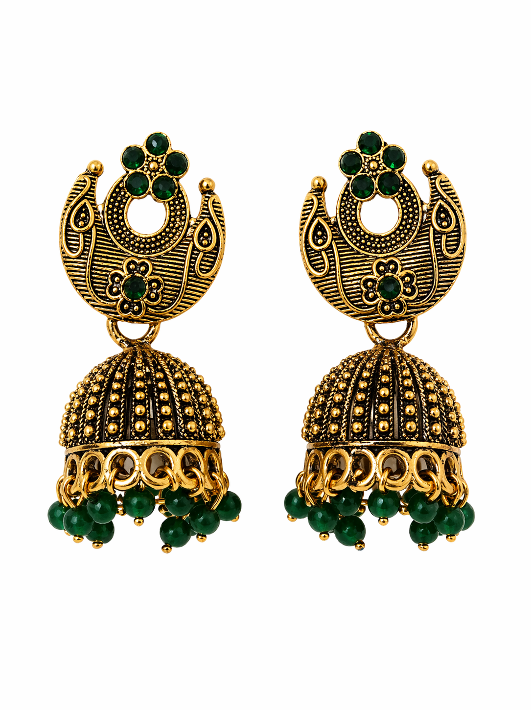 CHANDINI GREEN JHUMKA