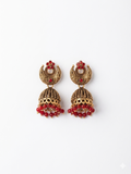 CHANDINI RED JHUMKA